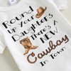 Gaono Newborn Baby Boy Coming Home Outfit Western Cowboy Clothes