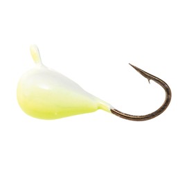 Eagle Claw Artic Tungsten Size 10 Jig Chart/White UV 1/12 oz
