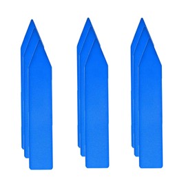 TopHomer 4" Plastic Waterproof Plant Labels - Blue