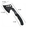 Wilora Hatchet with Rubberized Non-Slip Handle, Silicon Carbide Sharpening Stone