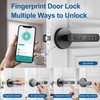 BIWIBON Fingerprint Door Lock, 5 in 1 Smart Door Knob
