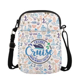 FUNYSO Friends Cruise Making Memories Together Gift Summer Vocation Gift Cruise Travel Time Crossbody Bag (friends memories uk cb)