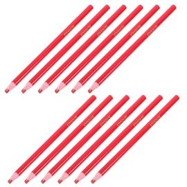 Angoily 12pcs Tailor's Wax Pencils for Fabric Marking Non Sharpening Drawing Crayon Pencils for Accurate Fashion Design for Tailors and Dressmakers