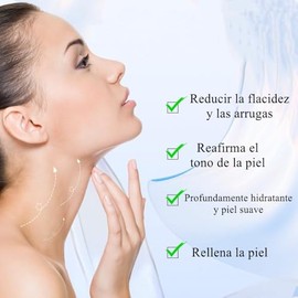 Crema Reafirmante Cuello Que Tensa Levanta Piel Arrugada Lifting Hidratante Cuidado 50ml 2pcs