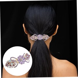 TOVINANNA Spring Rhinestone Hair Clip for Women Elegant Barrette Hairpin for Daily Wear and Special Occasions Stylish Hair Accessory