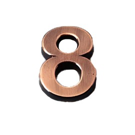 AIMALL 0-9 Number Sticker Plating Digital Door Address Hotel Number Sticker Plate Sign