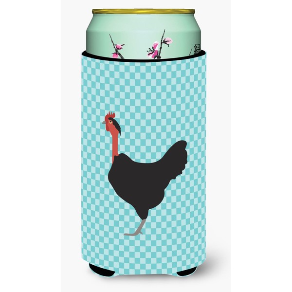 Caroline's Treasures BB8013TBC Naked Neck Chicken Blue Check Tall Boy