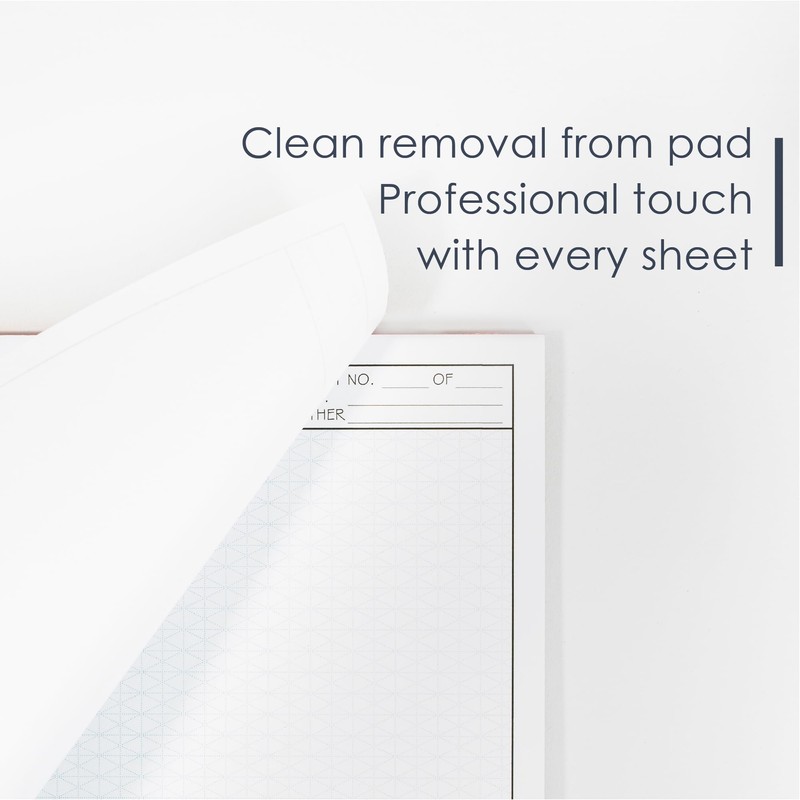 GeekNavy 8.5" x 11" Isometric Graph Paper 50 Sheets Landscape