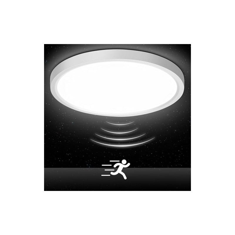 Oraymin LED Ceiling Light with Radar Motion Sensor, 18 W