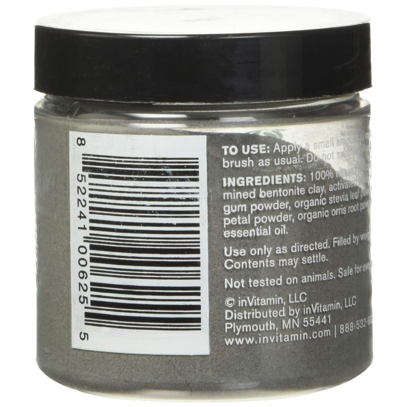 InVitamin Natural Whitening Activated Charcoal Powder for Teeth and Gums