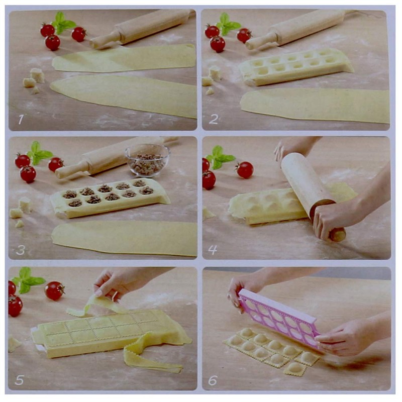 Gladworts Raviolamp Mould Dumpling Pastry Maker Mold for Large Round