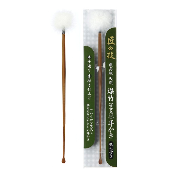 Green Bell Takumi no Technique Soot Bamboo Ear Scratcher (Soot Bamboo Earscratch) with Bonten, Pack of 1 (x 1)