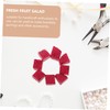 Kisangel 10pcs Realistic Fake Fruit Model Set with Dragon Fruit