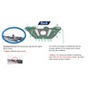 Front Grille Compatible with 2004-2006 Hyundai Elantra Sedan w/Fog Lamps,