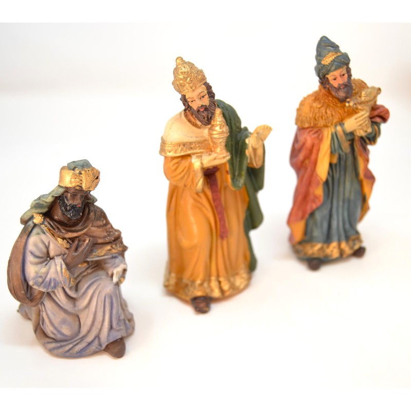 Z1 10 x Christmas Figurines 12.5cm Nativity Figures Animals Nativity