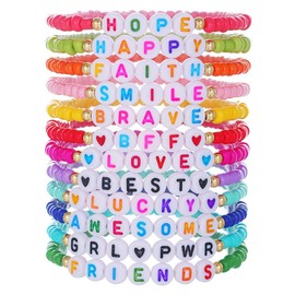 FTTLCUS Friendship Bracelets Beaded Bracelet for Women Summer Beach Clay Strech Party Favor Jewelry