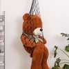 Ceiling Hanging Stuffed animal Net or Hammock Macrame Toy Hammock