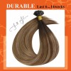 Full Shine Extensiones Cabello Natural Ombre Con Raíces Oscur 14in