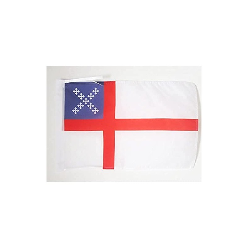 Episcopalian Flag 18'' x 12'' cords - Episcopal Movement SMALL