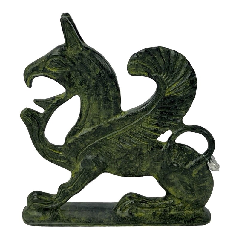 Griffin Lion Eagle Creature Statue Sculpture Real Bronze Ancient Greek