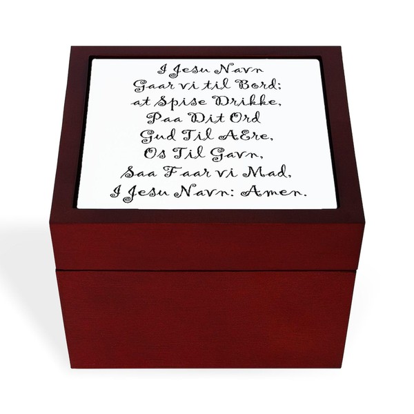 CafePress Box and Tile 1 Memory Keepsake Jewelry Box, 5"x5"x3.75"