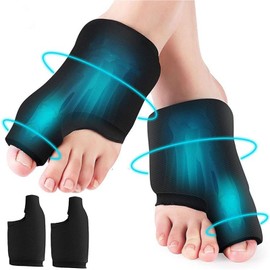 2pc Toe Ice Pack Cold&Heat Therapy Gel Foot Ice Pack Ice Pack Wrap Forefoot Ice Pack Therapy Foot Gel Pack for Swelling, Plantar Fasciitis, Blisters, Bunions, Hallux Valgus, Sport Injuries, Flat feet