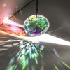 3 Inch Crystal Prism Suncatcher for Windows, Hanging, AB Coloured