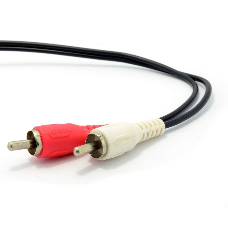 kenable 5 Pin Male Din Plug to 2 x RCA