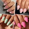 Ranrose Puntas de uñas cortas: 600 uñas postizas ovaladas cortas