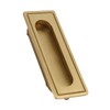 Brass Recessed Furniture Handle Kitchen Cupboard Cabinet Wardrobe Drawer Pulls