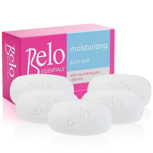 Belo Essentials Moisturizing Body Bar Gentle Cleansing Hydrating Bath Skincare