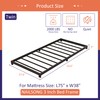 Nailsong 3 Inch Twin Bed Frames Low Profile, Twin Platform