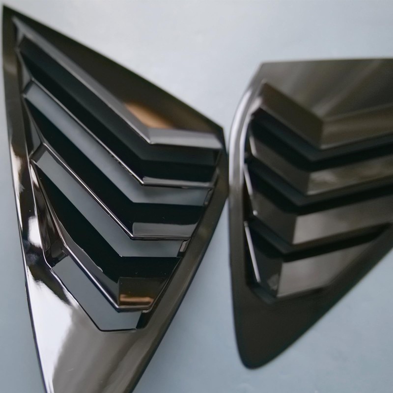 ZiWen 2X Sport Style Quarter Window Scoops Louvers for Honda