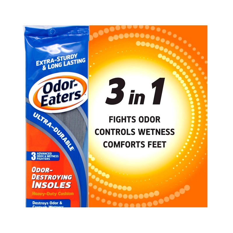 Odor Eaters Insoles Ultra-Durable (3 Pack)