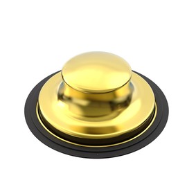 Kitchen Sink Stopper, 3-1/2 inch Universal Sink Plug Cover for Garbage Disposal Flange Drain - Stainless Steel Oil-Rubbed Bronze (Gold)