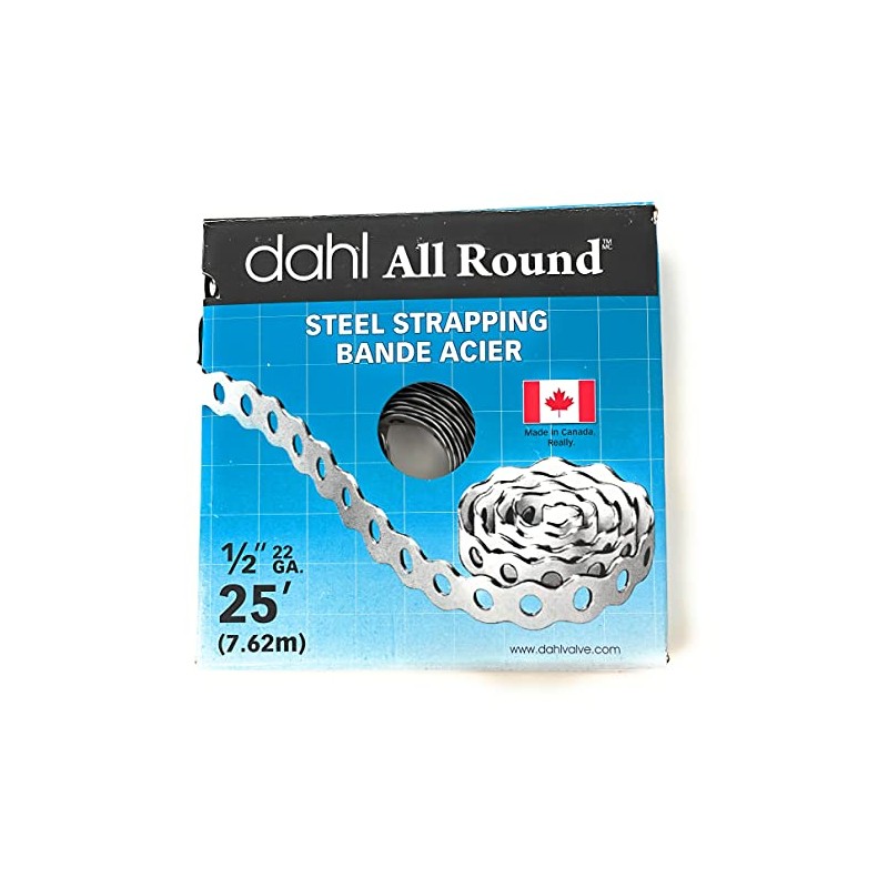 1/2" x 25' Steel Pipe Strapping