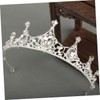 Mikinona Bride Crystal Headband Handmade Headdress for Wedding Dress Accessories