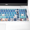 WSLUCKO Keyboard Cover Skin for 2021 2020 2019 Dell Inspiron