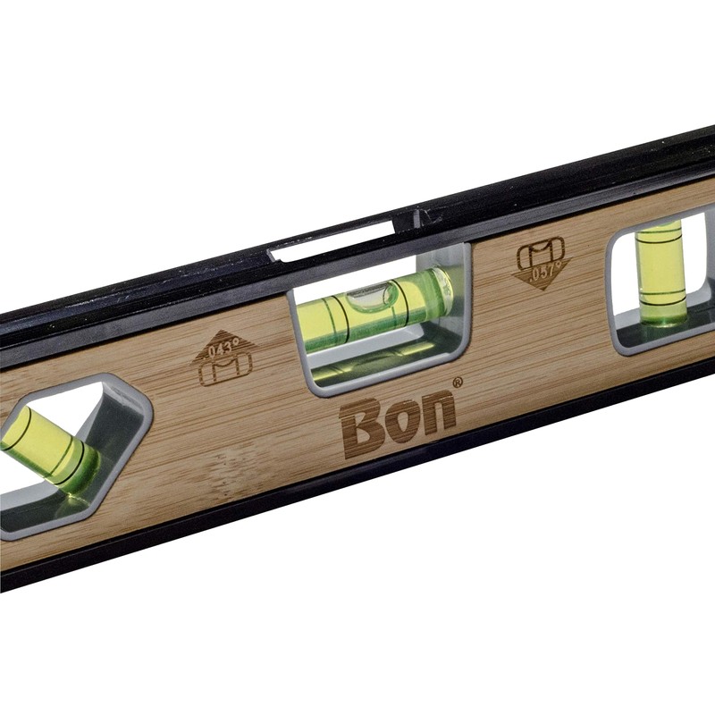 TORPEDO LEVEL, MAGNETIC 10" ALUMINUM AND BAMBOO