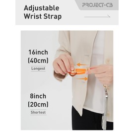 Project-CB Cell Phone Wrist Strap 1,Phone Tether Tab 2,Key Ring×2,Phone Wristlet,Phone Hand Lanyard,Phone Charm,Keychain(Magenta-S)