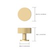 Asidrama 30 Pack Brushed Gold Kitchen Cabinet Knobs Dresser Knobs