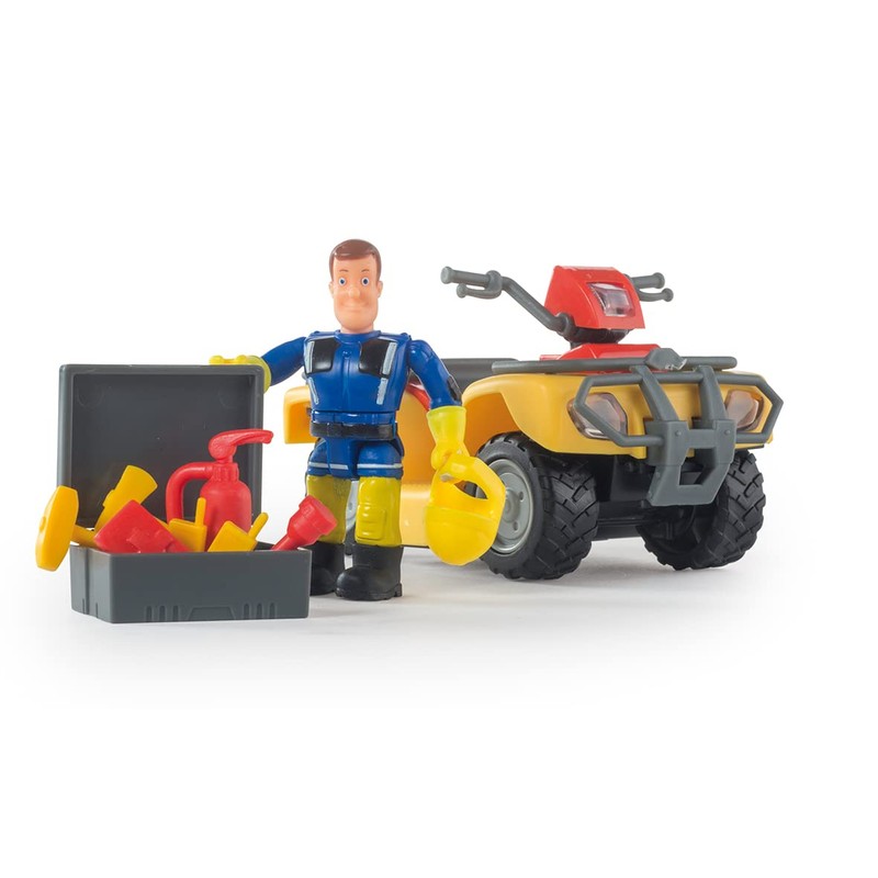 Simba - Fireman Sam Quad Mercury, 109257657038, Yellow