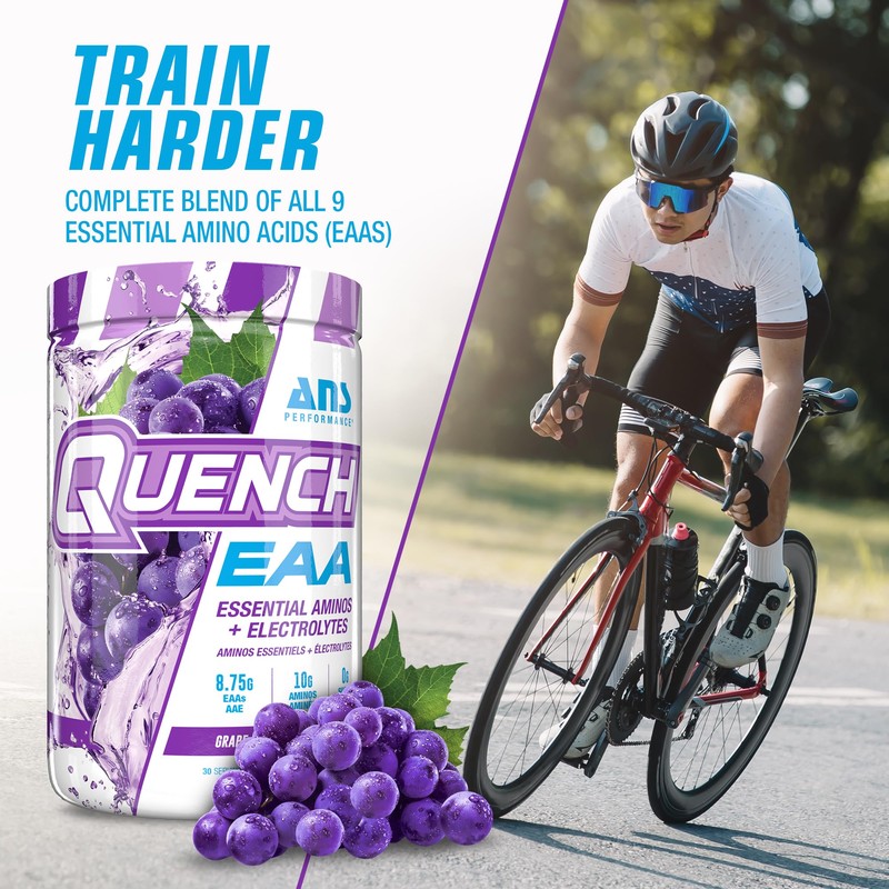 QUENCH EAA Aminos + Electrolytes - Complete Blend of 9