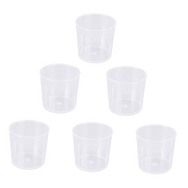 FELTECHELECTR 30ml Plastic Measuring Cups Set 30pcs Graduated Beakers for Baker Kitchen