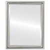 OVALCREST Rectangle Wooden Beveled Wall Mirror for Home Decor, Bathroom,