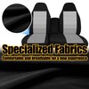 Fioqe Front 60/40 Split Bench Seat Covers with Console Armrest