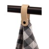 Brute Strength - Magnetic Towel Holder Leather - Natural 4