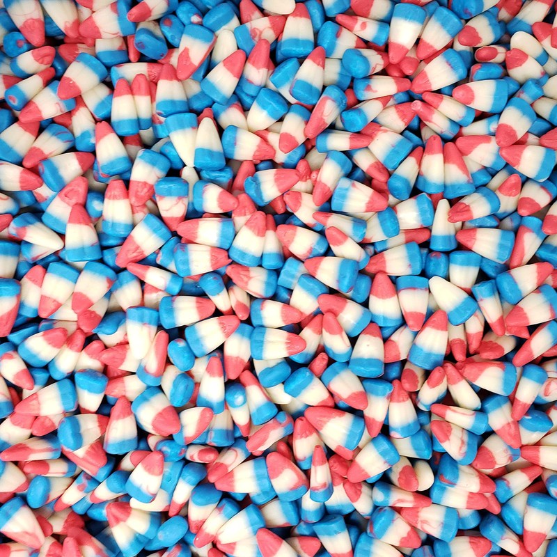 Candy Retailer Patriotic Red White & Blue Candy Corn 1