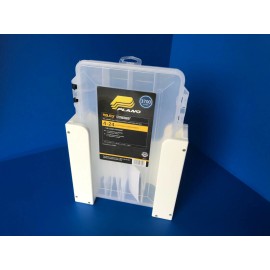 Ocean Breeze Marine Accessories Starboard Vertical Storage Tray Holder With Plano 3700 Pro Latch Stowaway