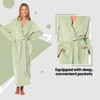 Daisy Dreamer Womens Robe Stripe Jacquard Soft Warm Belted Long